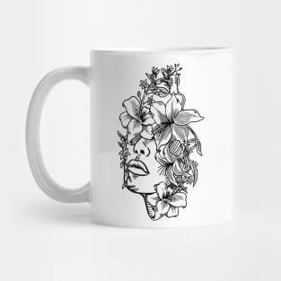 Girl in lilies Mug